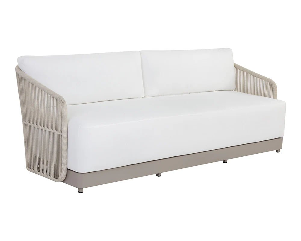 Allariz Sofa - Greige - Stinson White - Central Designs