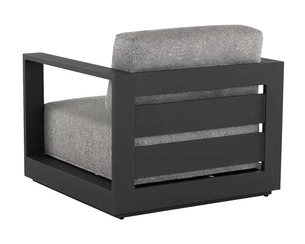 Tavira Armchair - Charcoal - Lanikai Salt And Pepper - Central Designs