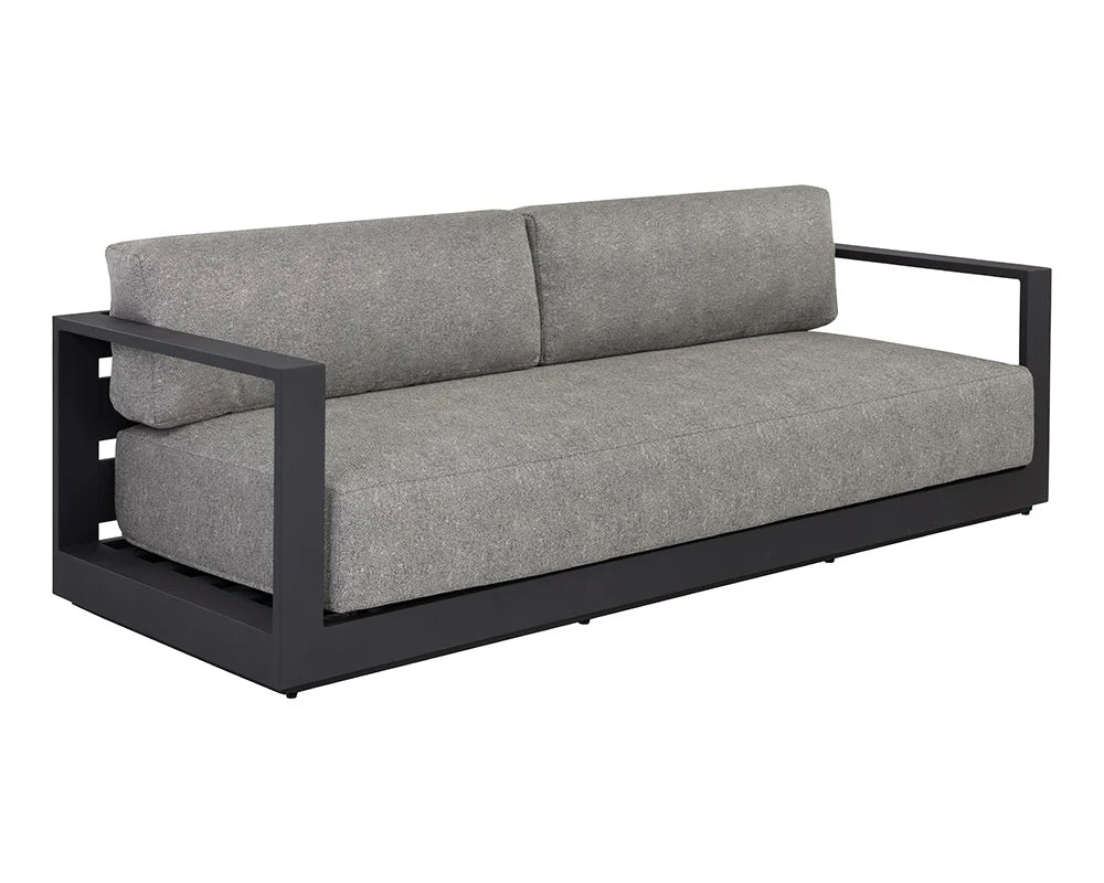 Tavira Sofa - Charcoal - Lanikai Salt And Pepper - Central Designs