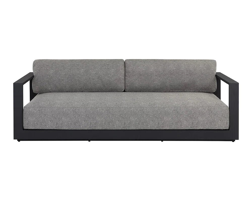 Tavira Sofa - Charcoal - Lanikai Salt And Pepper - Central Designs