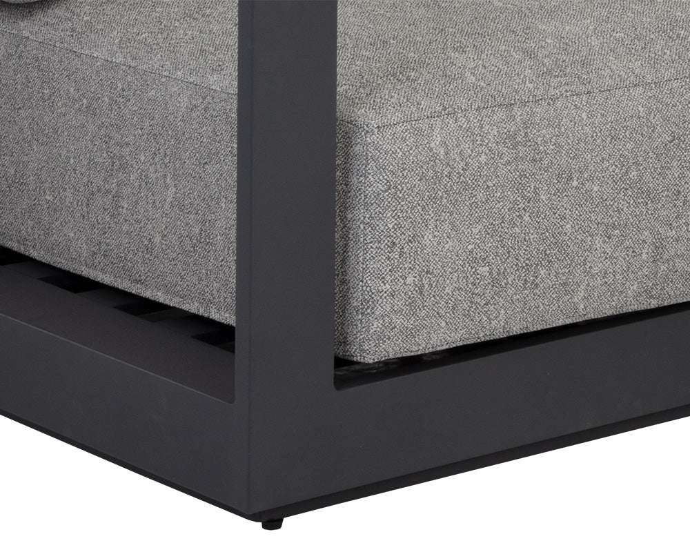 Tavira Sofa - Charcoal - Lanikai Salt And Pepper - Central Designs