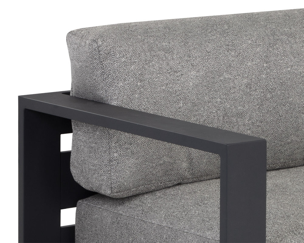 Tavira Sofa - Charcoal - Lanikai Salt And Pepper - Central Designs