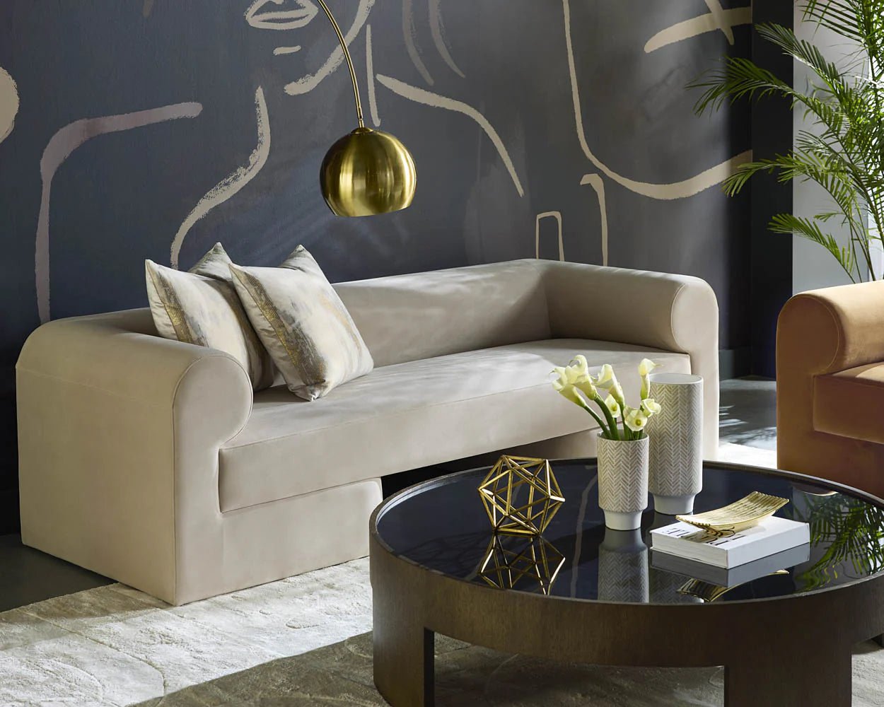 Ionic Sofa - Meg Taupe - Central Designs