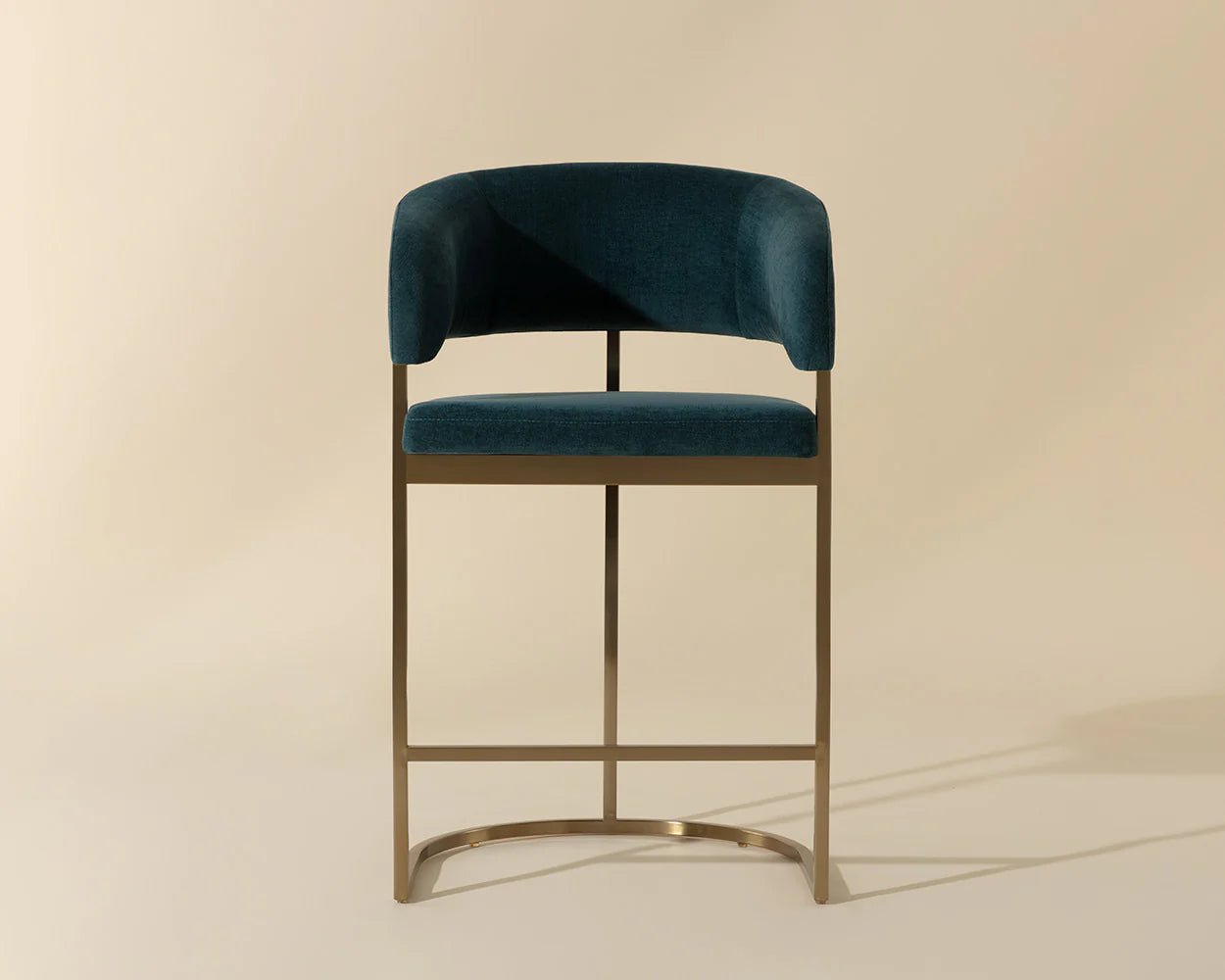 Marris Counter Stool - Gold - Danny Teal - Central Designs