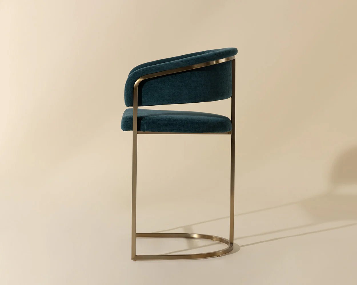 Marris Counter Stool - Gold - Danny Teal - Central Designs