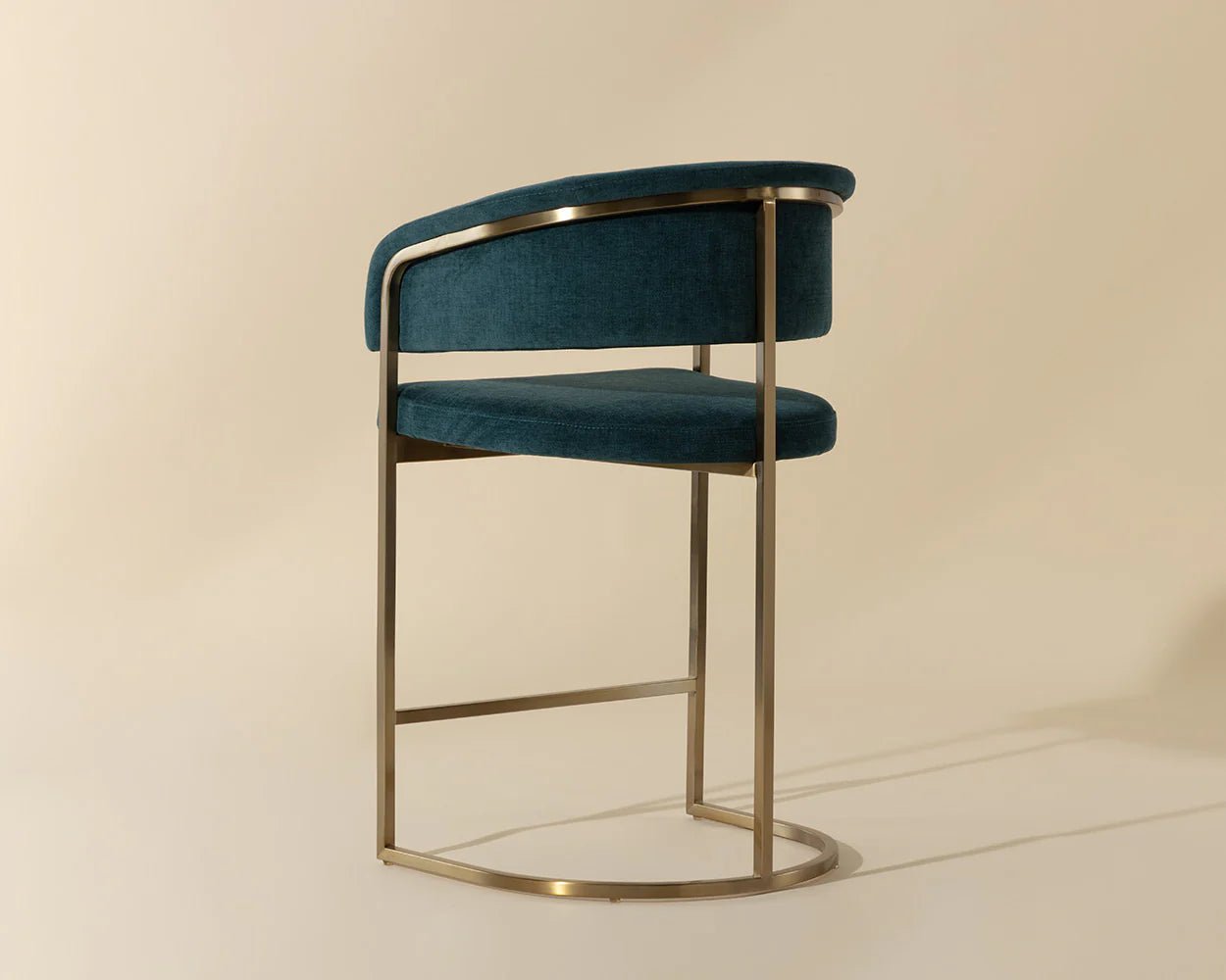 Marris Counter Stool - Gold - Danny Teal - Central Designs