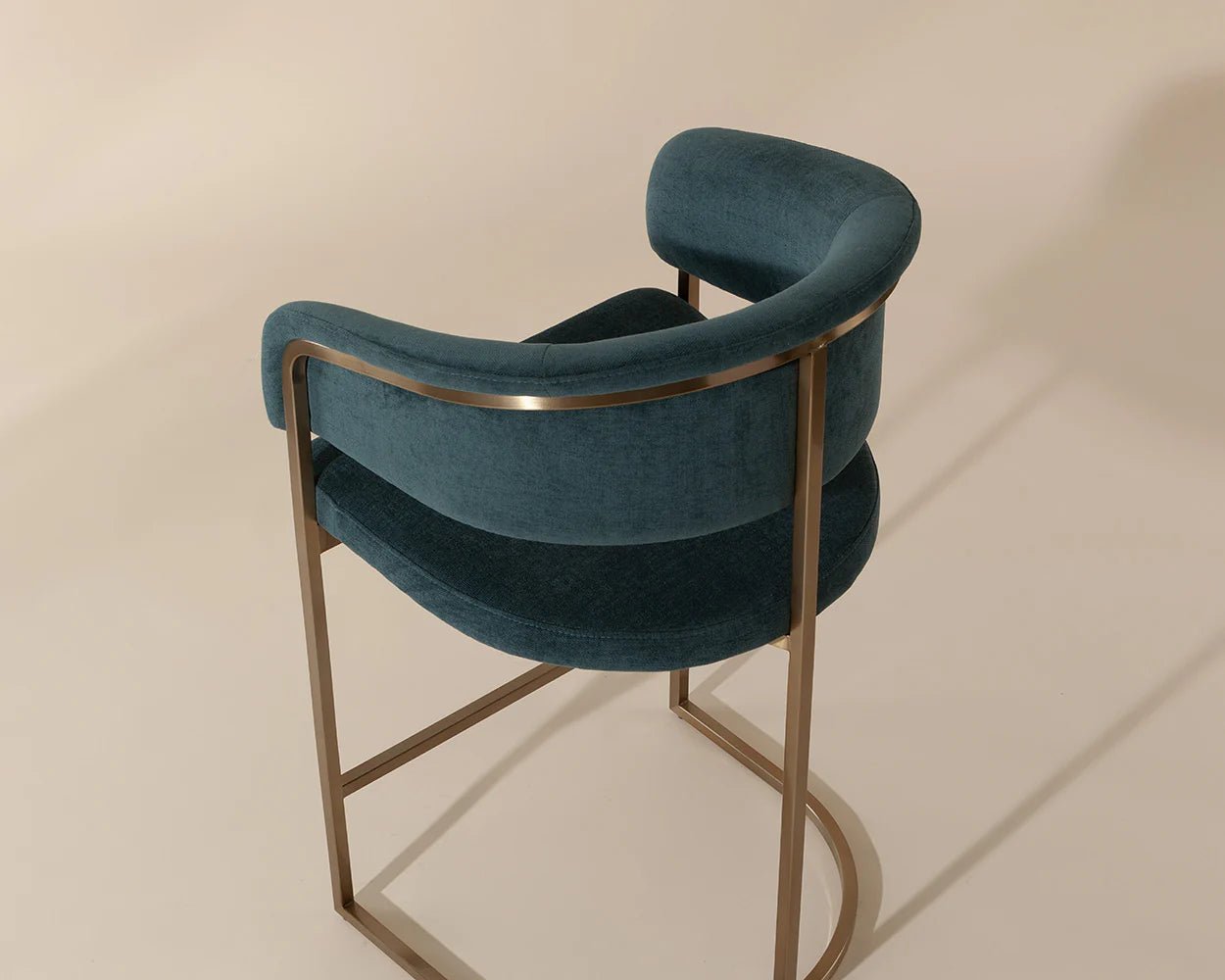 Marris Counter Stool - Gold - Danny Teal - Central Designs