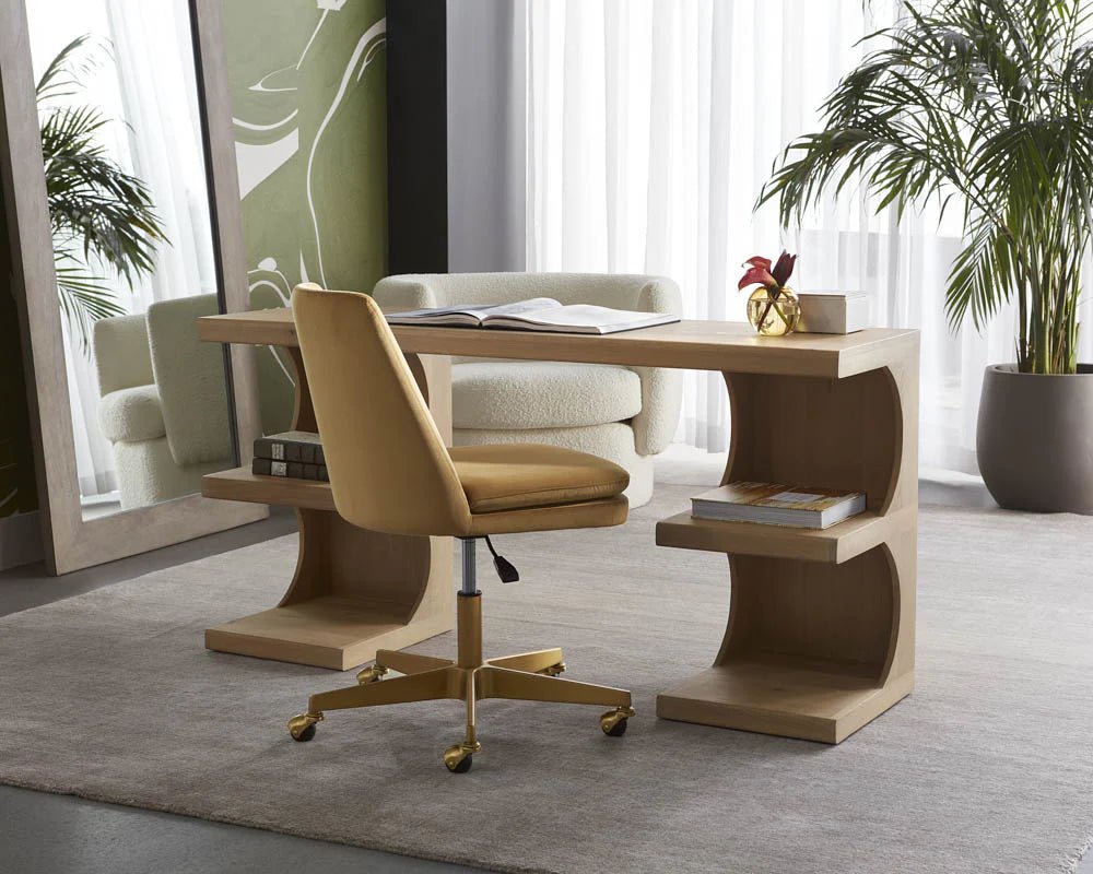 Berget Office Chair - Gold Sky - Central Designs