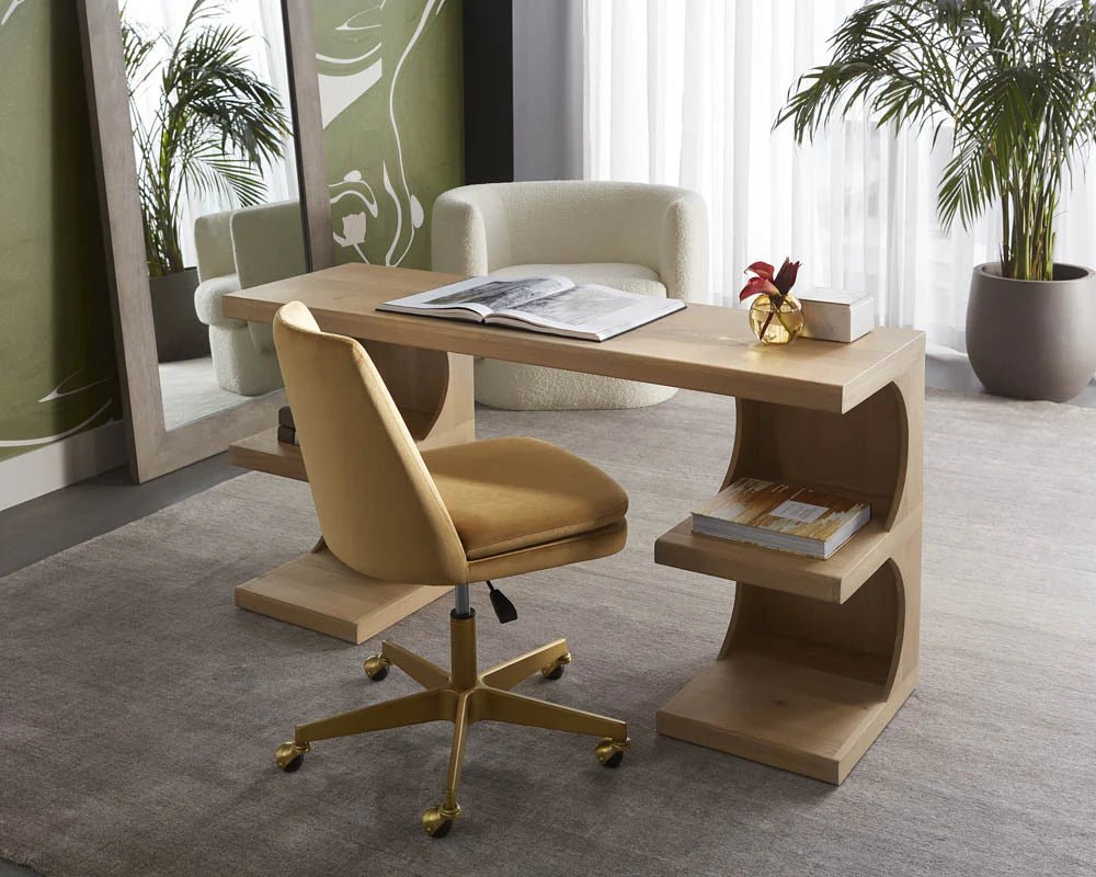 Berget Office Chair - Gold Sky - Central Designs