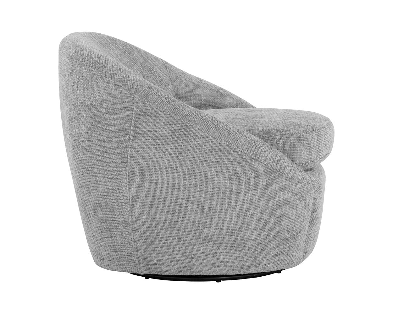 Bliss Swivel Lounge Chair  Husky Grey