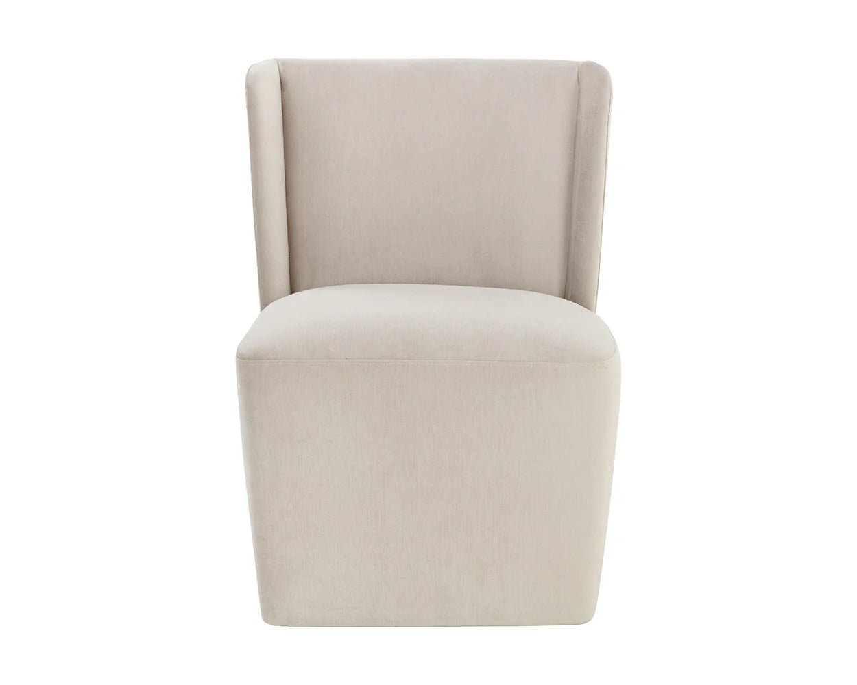 Amita Wheeled Dining Chair - Piccolo Prosecco - Central Designs
