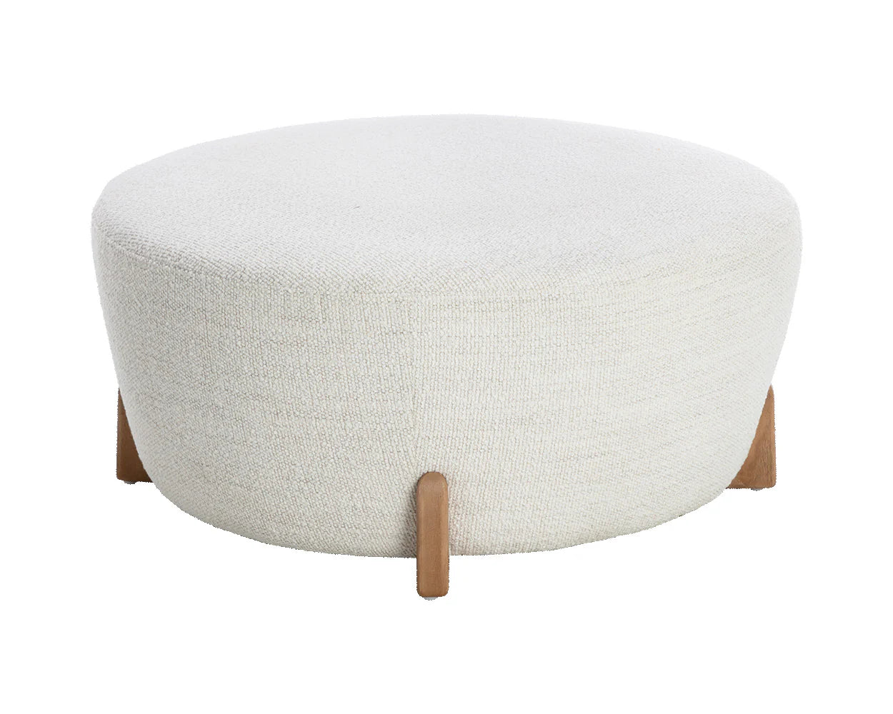 Cyan Ottoman - Natural