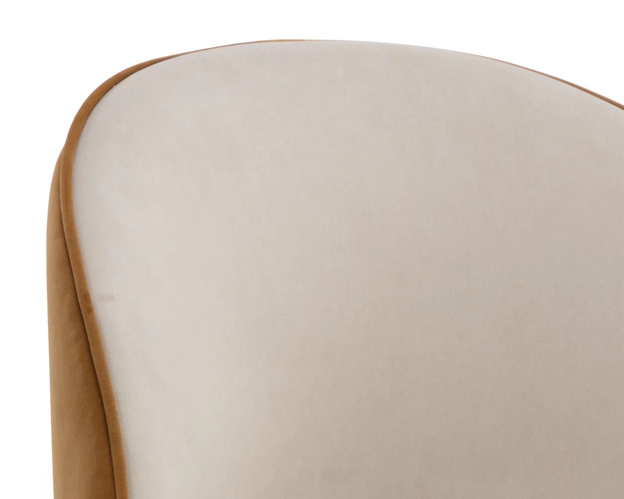 Cavoli Swivel Dining Chair - Meg Taupe / Meg Gold - Central Designs