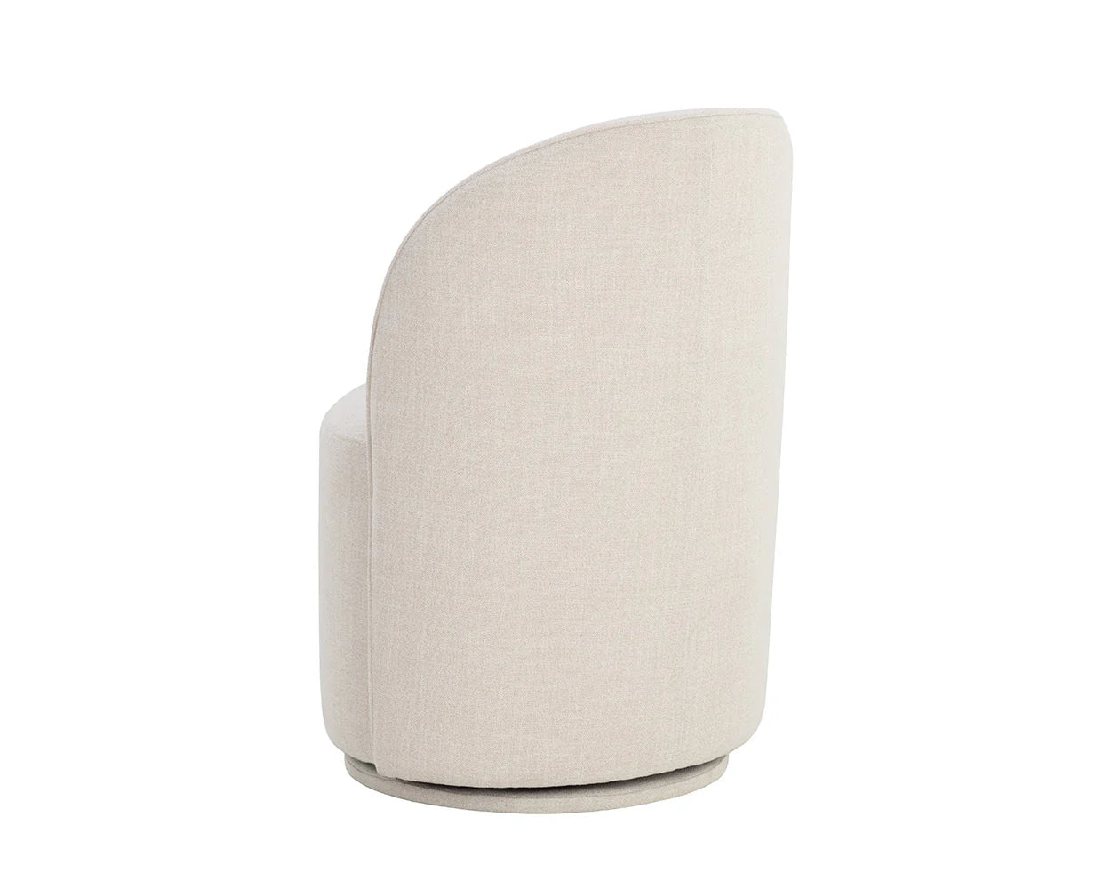 Cavoli Swivel Dining Chair - Effie Linen - Central Designs