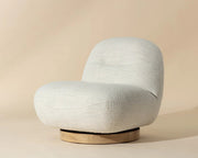 Franze Swivel Lounge Chair - Merino Pearl - Central Designs