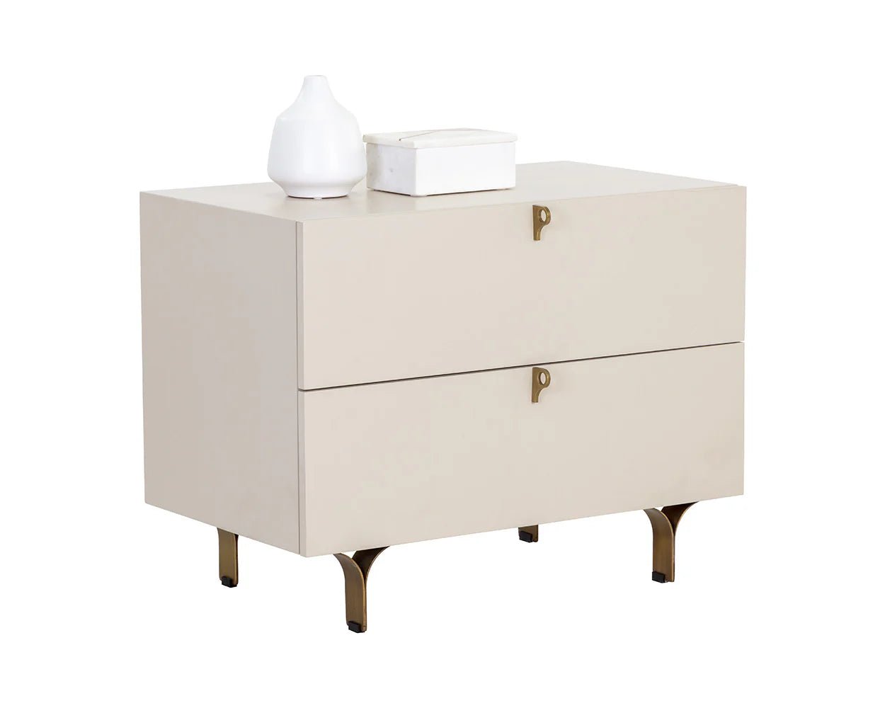 Celine Nightstand - Large - Cream - Central Designs