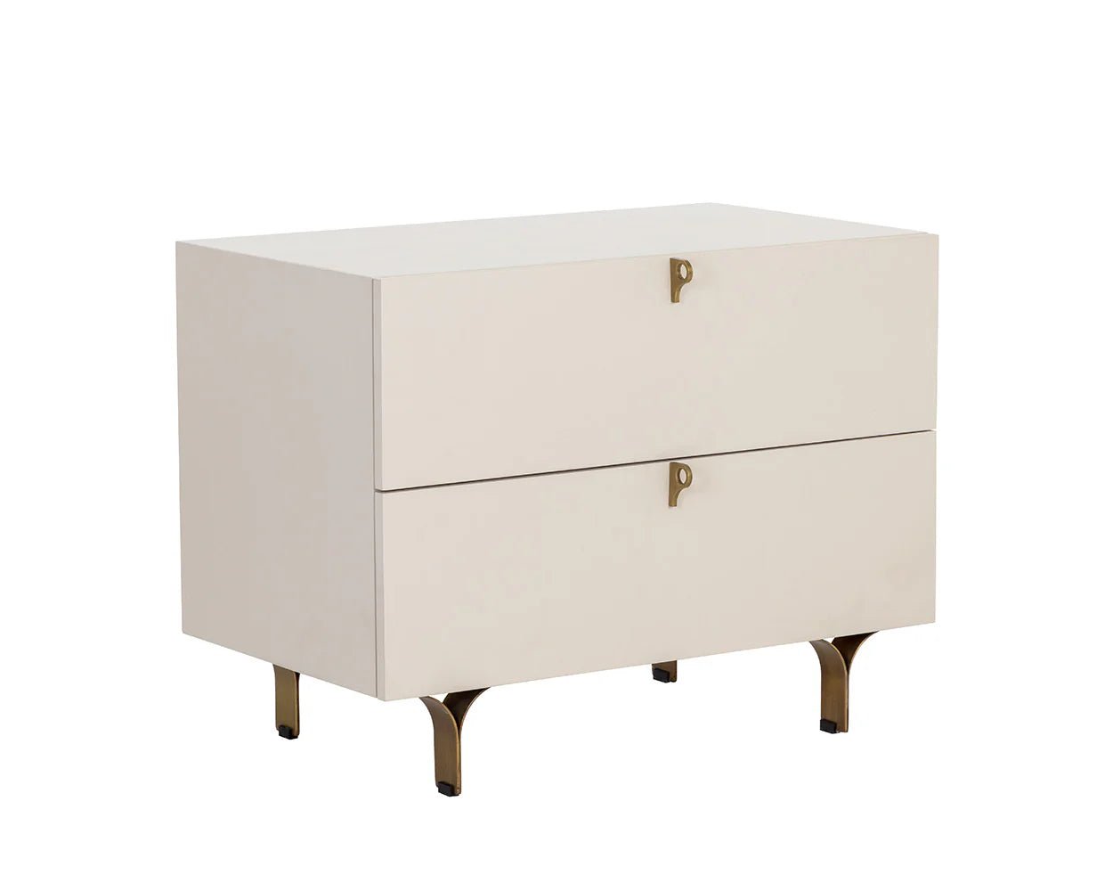 Celine Nightstand - Large - Cream - Central Designs