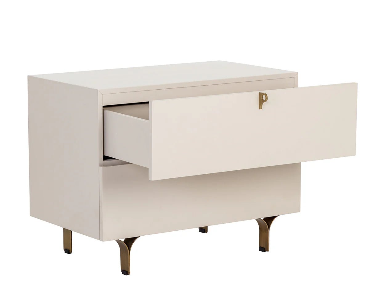 Celine Nightstand - Large - Cream - Central Designs