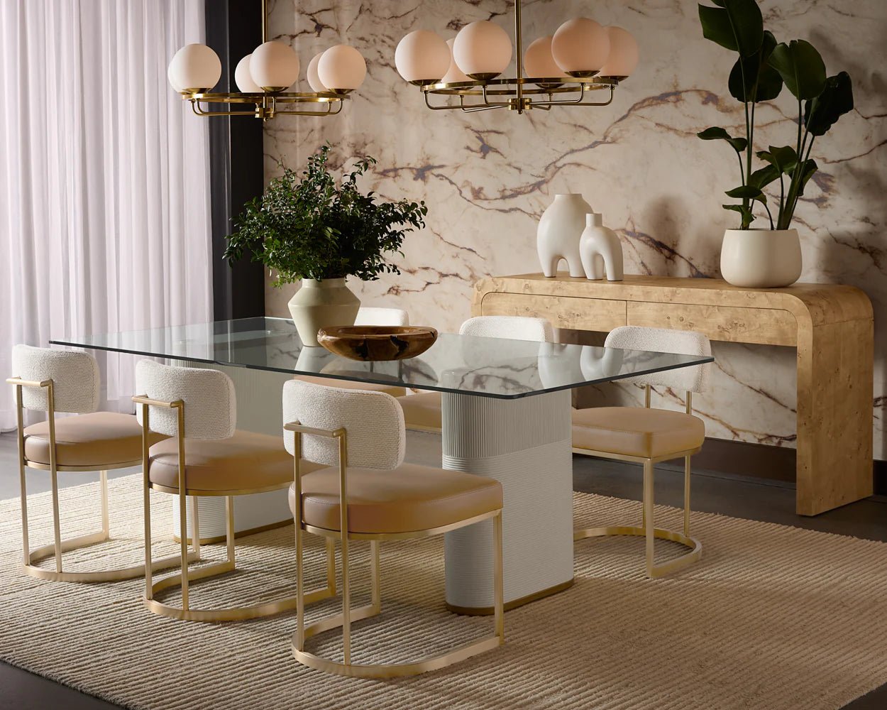Aemond Dining Table - 86.5" - Central Designs
