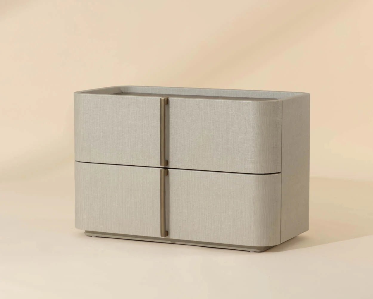 Jamille Nightstand - Large - Cream - Central Designs