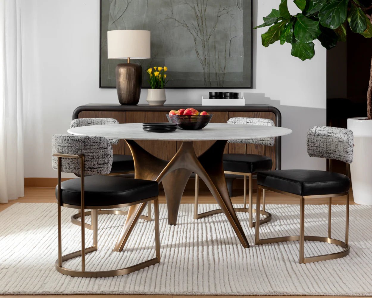 Bijon Dining Table - 59" - Central Designs