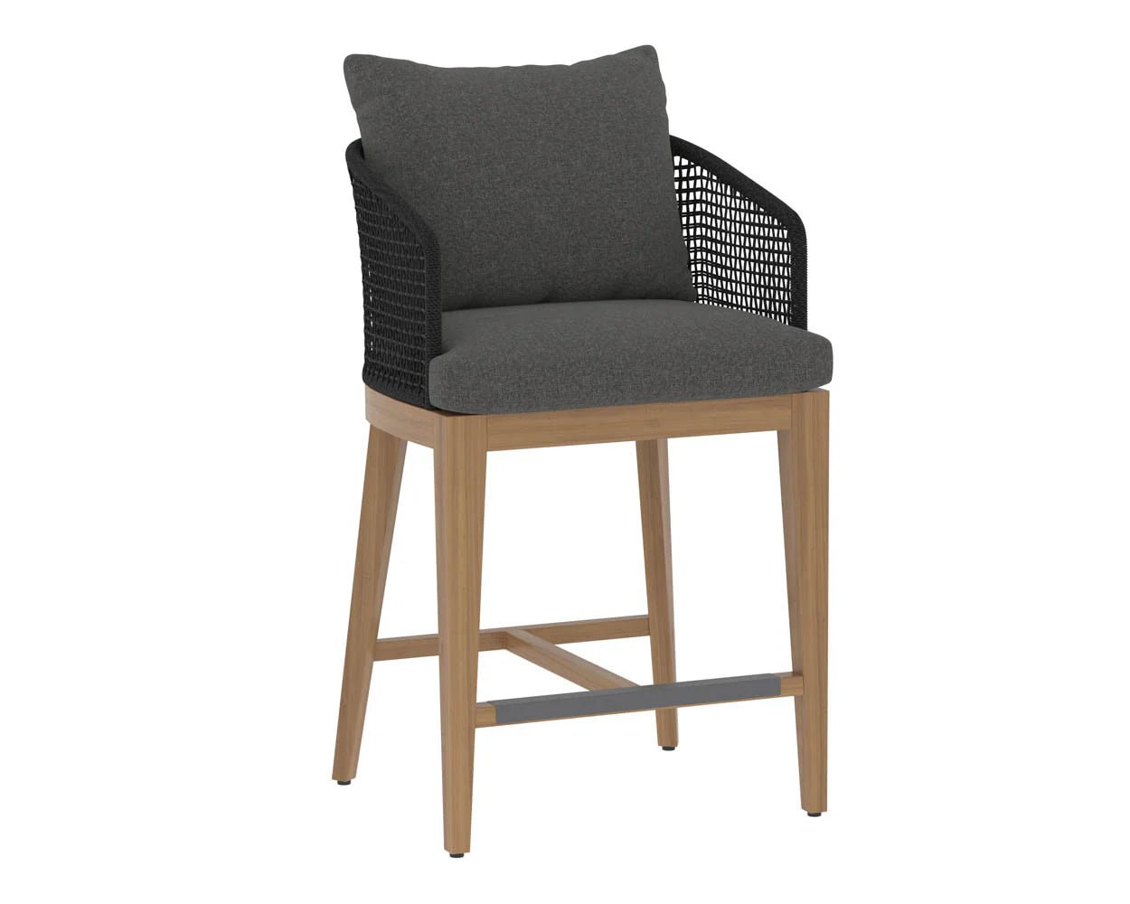 Capri Counter Stool - Natural - Gracebay Grey - Central Designs