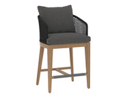 Capri Counter Stool - Natural - Gracebay Grey - Central Designs
