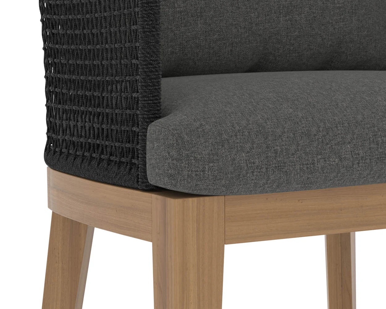 Capri Counter Stool - Natural - Gracebay Grey - Central Designs