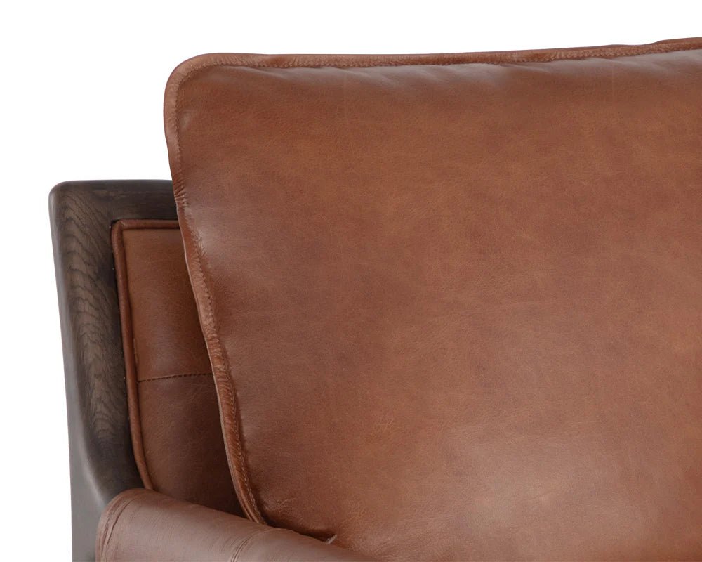 Mauti Armchair - Brown - Shalimar Tobacco Leather - Central Designs