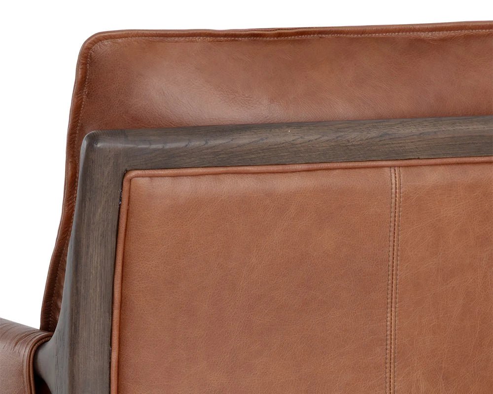Mauti Armchair - Brown - Shalimar Tobacco Leather - Central Designs