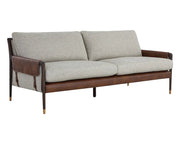 Mauti Sofa - Brown - Vault Fog / Bravo Cognac - Central Designs