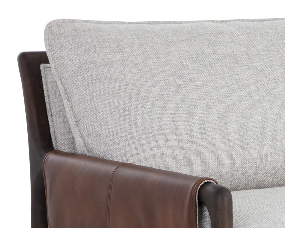 Mauti Sofa - Brown - Vault Fog / Bravo Cognac - Central Designs