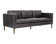 Richmond Sofa - Brentwood Charcoal Leather - Central Designs