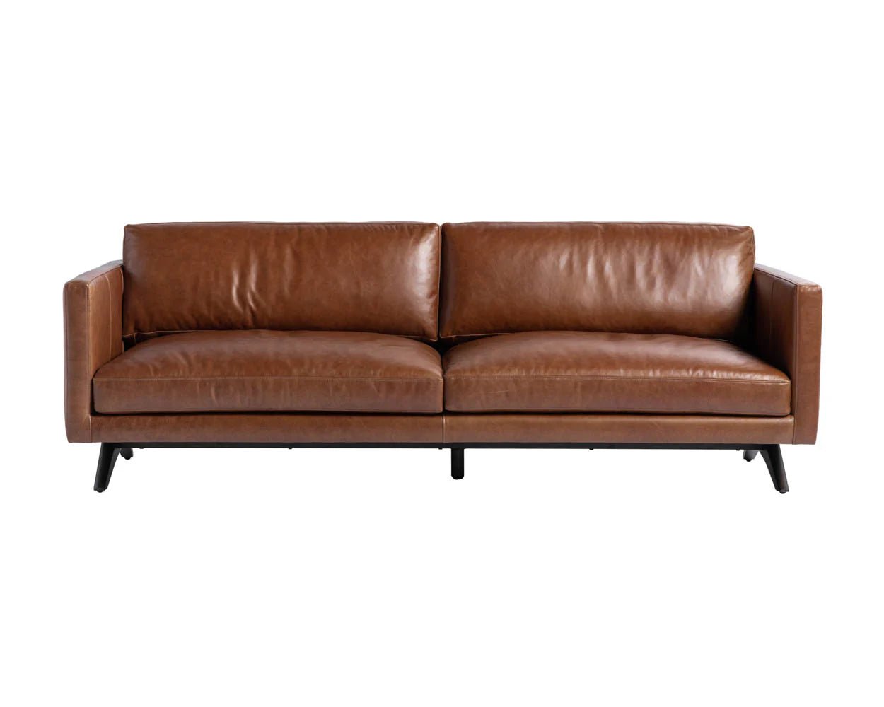 Rogers Sofa - Shalimar Tobacco Leather - Central Designs