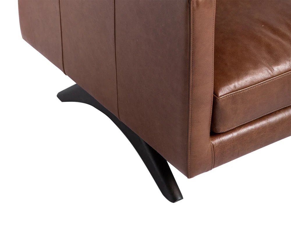 Rogers Sofa - Shalimar Tobacco Leather - Central Designs