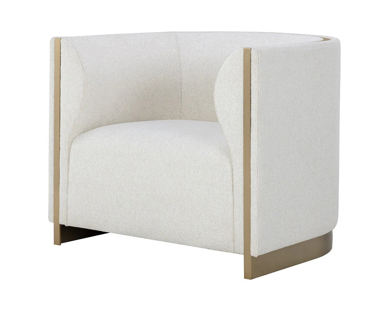 Larron Armchair - Rhea Light Barley - Central Designs