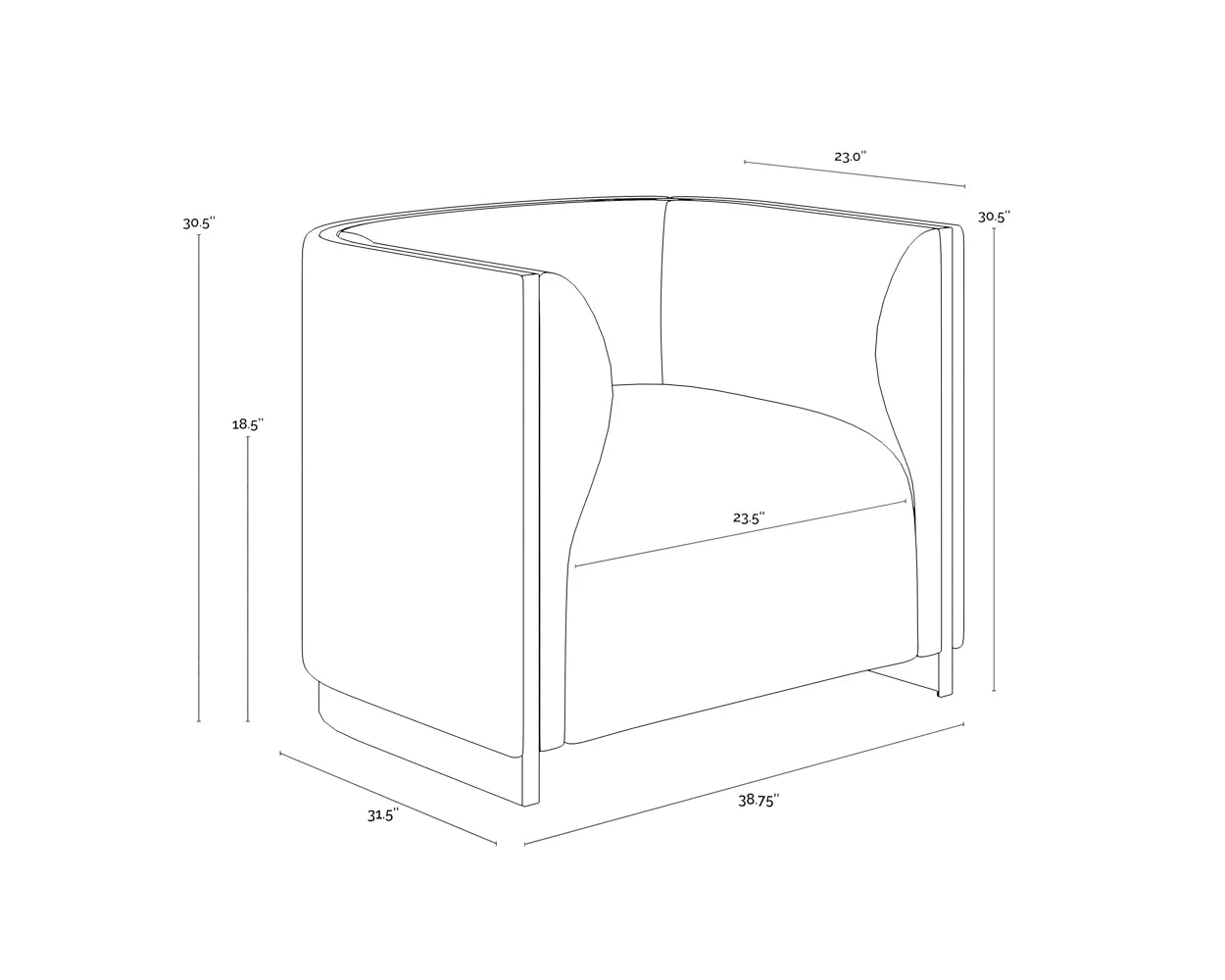 LARRON ARMCHAIR