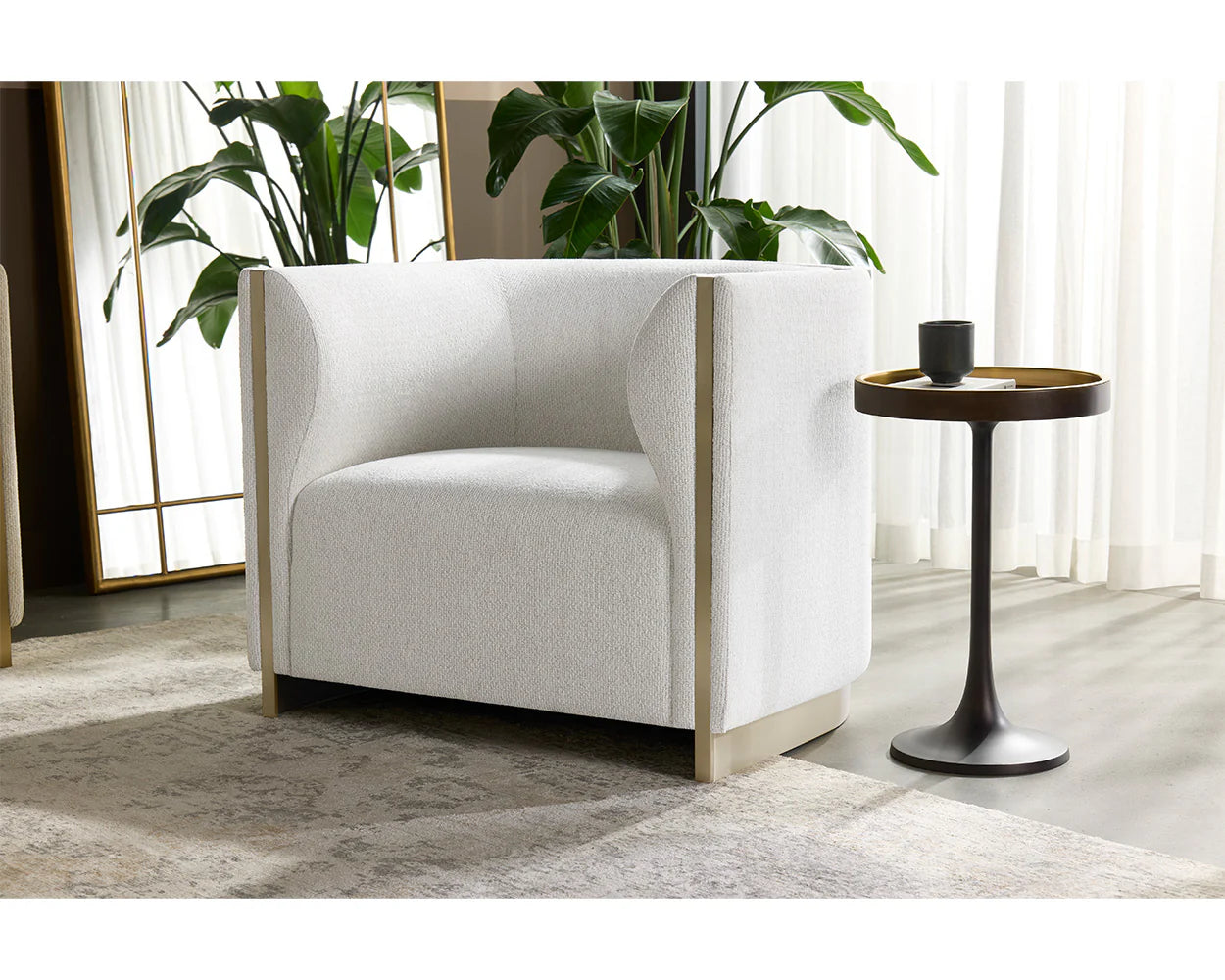 Larron Armchair - Rhea Light Barley