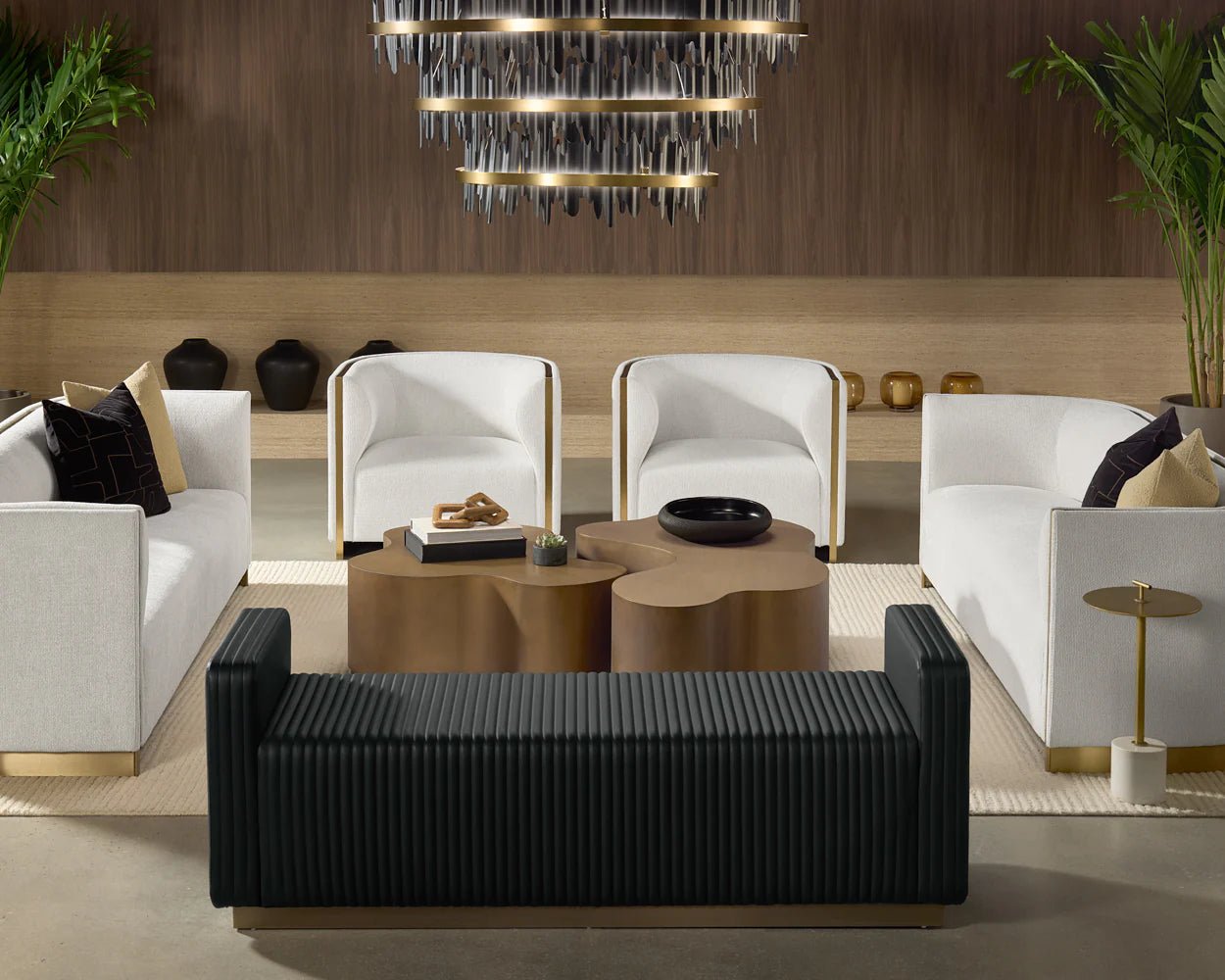 Larron Sofa - Rhea Light Barley - Central Designs