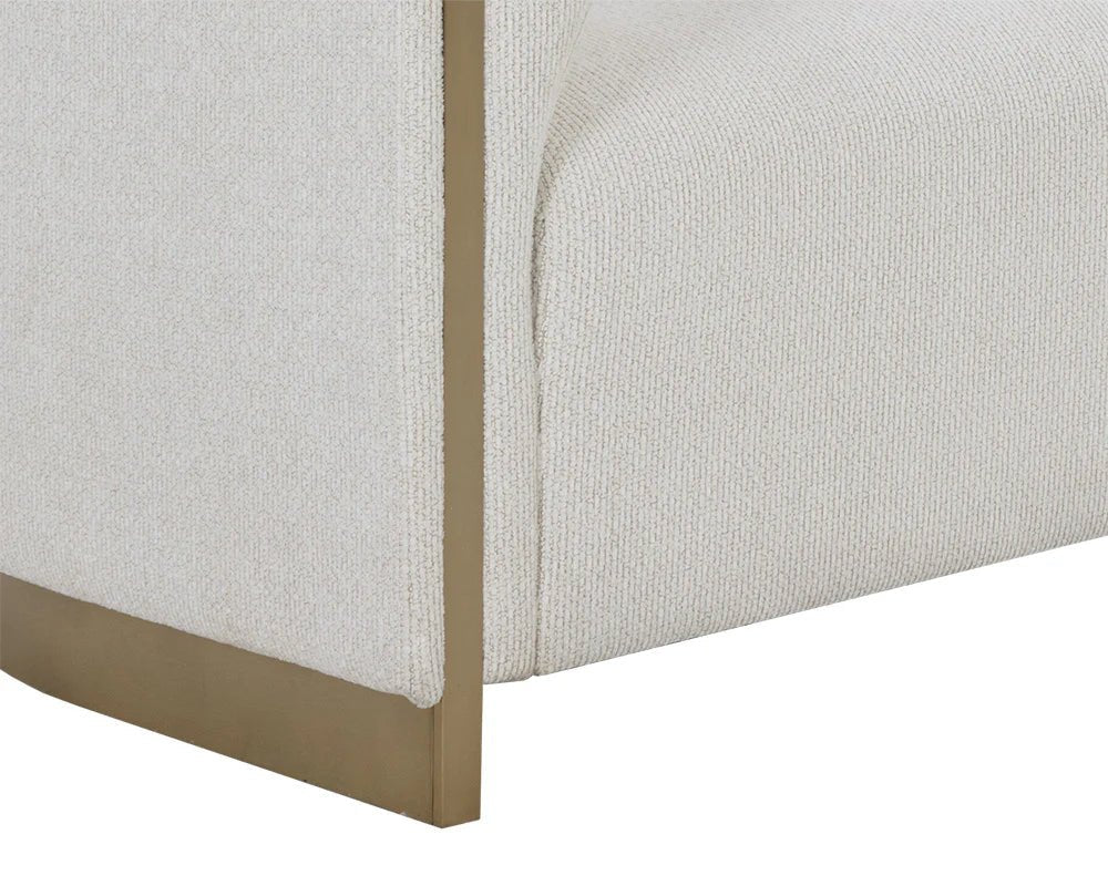 Larron Sofa - Rhea Light Barley - Central Designs