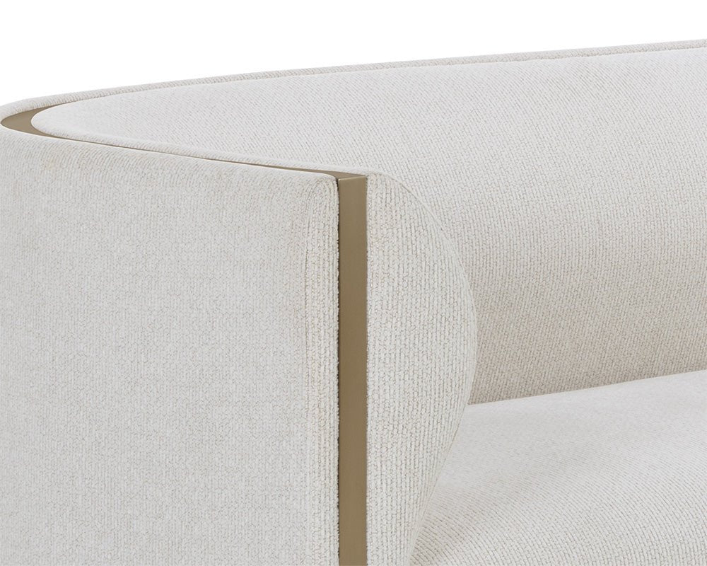 Larron Sofa - Rhea Light Barley - Central Designs