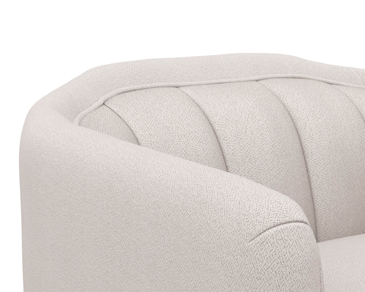Birrit Swivel Armchair - Alaska Greige