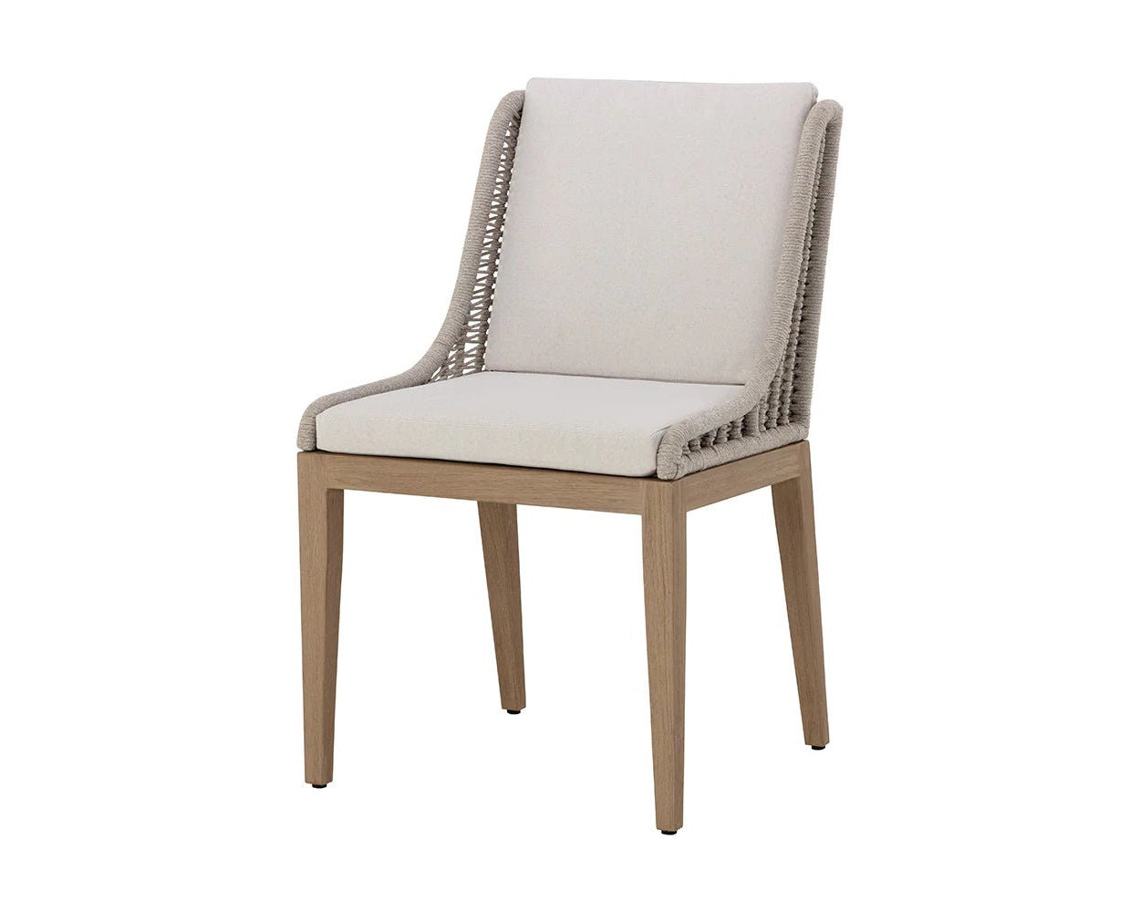 Sorrento Dining Chair - Drift Brown - Palazzo Cream - Central Designs