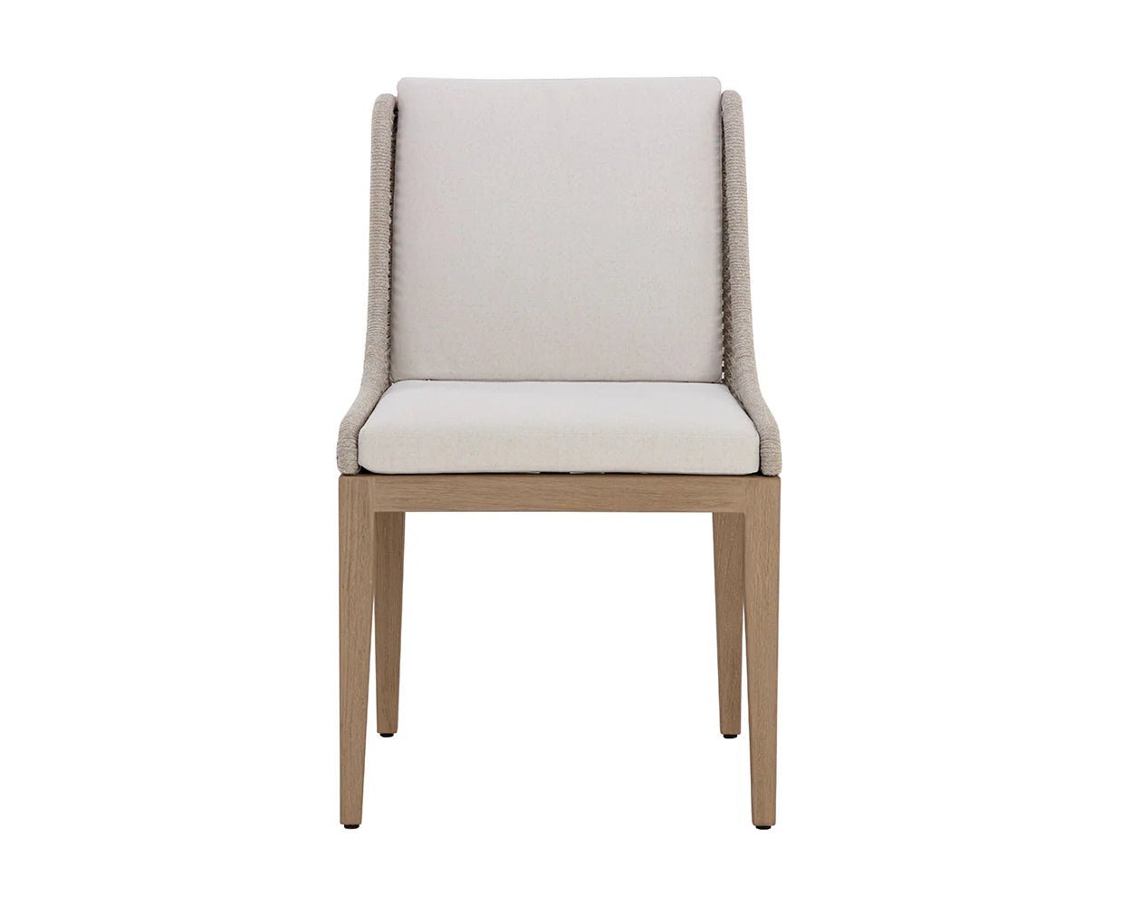 Sorrento Dining Chair - Drift Brown - Palazzo Cream - Central Designs