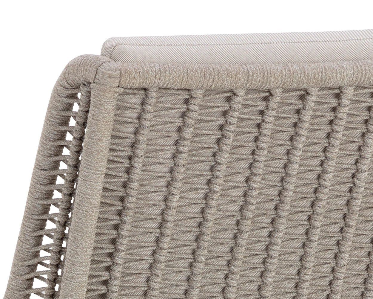 Sorrento Dining Chair - Drift Brown - Palazzo Cream - Central Designs