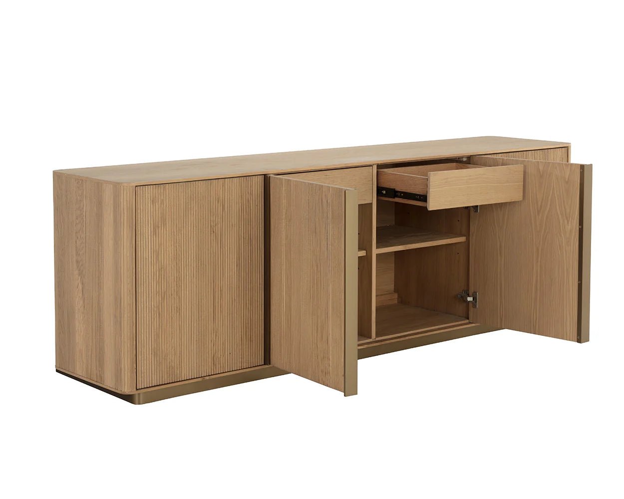 Kalla Sideboard - Rustic Oak - Central Designs