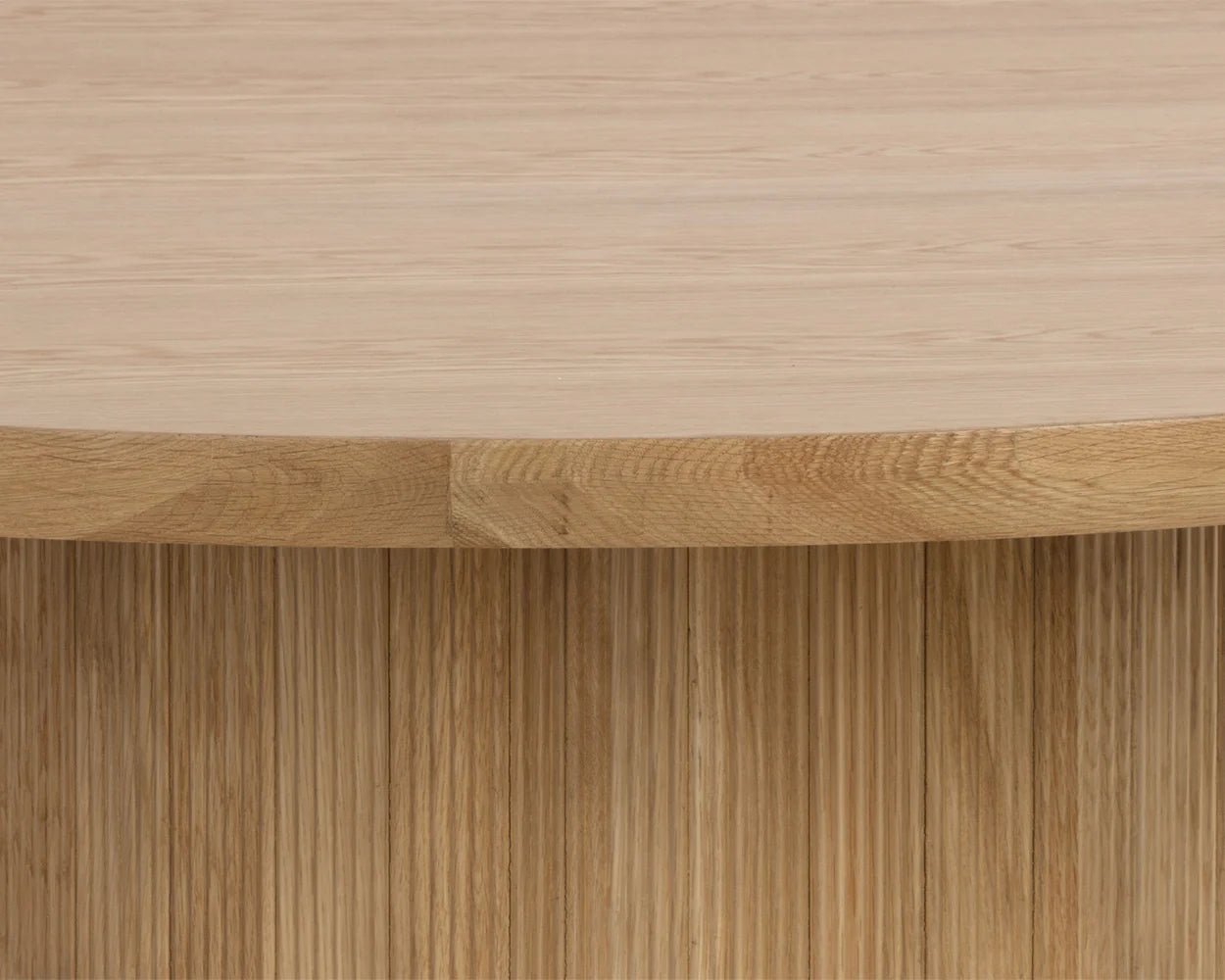 Kalla Dining Table - Round - Rustic Oak - 68" - Central Designs