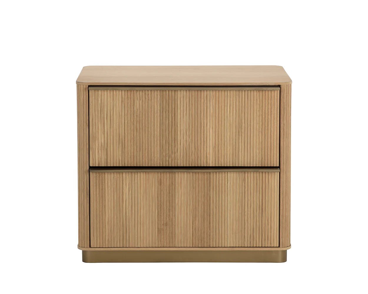 Kalla Nightstand - Small - Rustic Oak - Central Designs