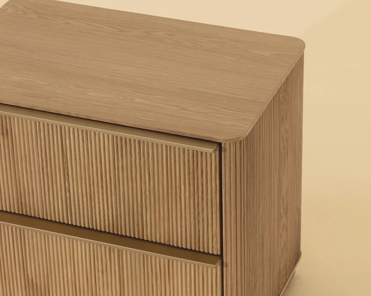 Kalla Nightstand - Small - Rustic Oak - Central Designs
