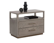 Danette Nightstand - Grey - Central Designs
